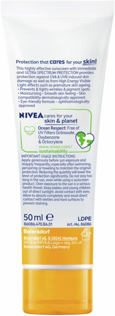 Q10 Anti-Age Face Cream SPF50 Sunscreen