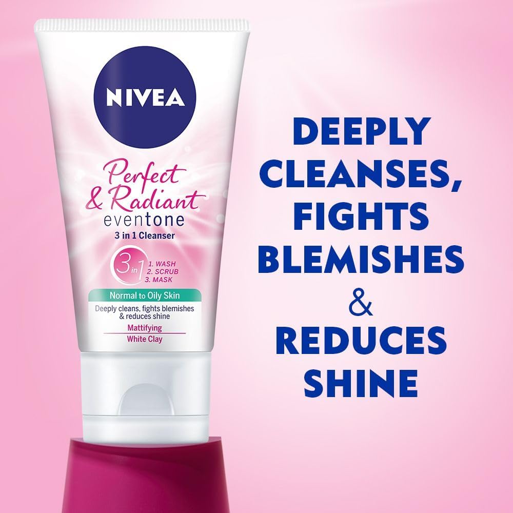 Perfect & Radiant Eventone 3-in-1 Cleanser, Face Wash,