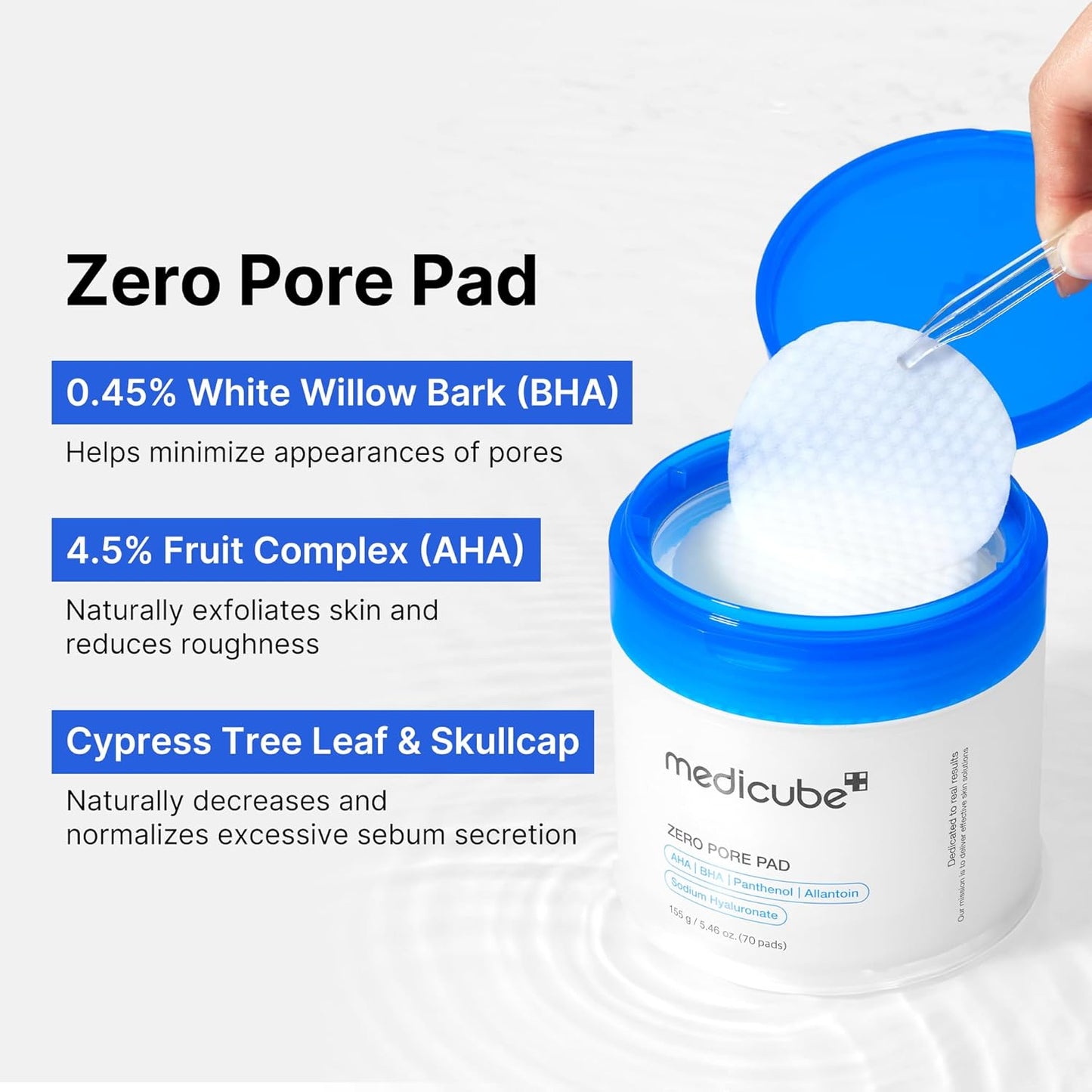 Zero Pore Pads 2.0 - Dual-Textured Facial Toner Pads