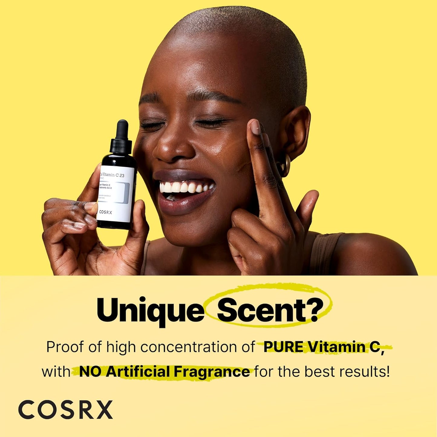 Pure Vitamin C 23% Serum with Vitamin E & Hyaluronic Acid