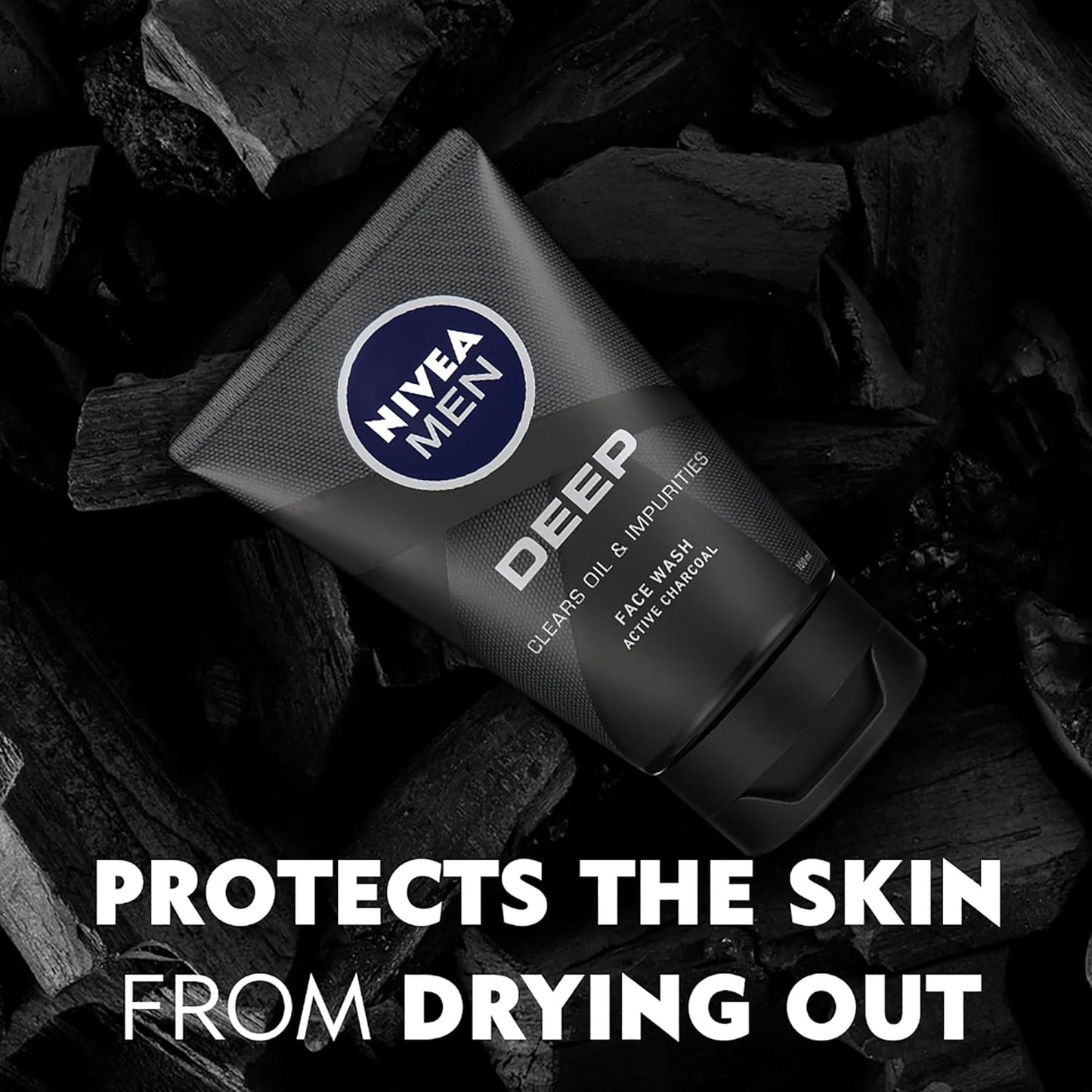Deep Face Wash, with Active Charcoal