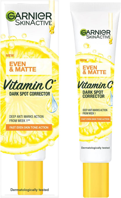 Even and Matte Vitamin C Booster Serum and Dark Spot Bundle 2-Piece Set