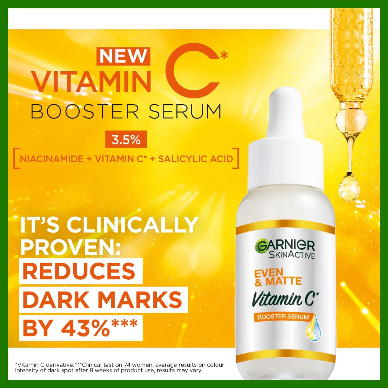 Even and Matte Vitamin C Booster Serum and Dark Spot Bundle 2-Piece Set
