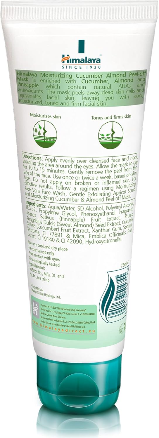 Cucumber & Almond Peel-off Mask