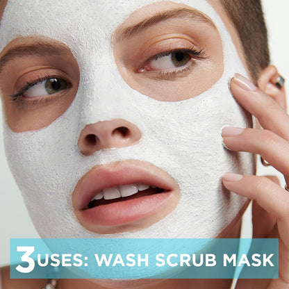 Pure Active 3-in-1 Clay Mask-Wash-Scrub