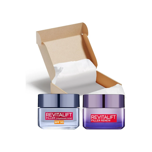 Revitalift Filler Hyaluronic Acid Day & Night Cream 2 Piece Bundle