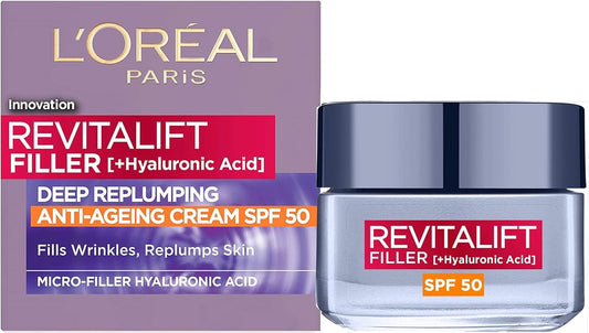 Revitalift Filler Hyaluronic Acid Day & Night Cream 2 Piece Bundle
